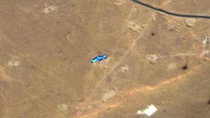 Imagen de alta resolucin de una deteccin de emisin de metano de 818 kg/h en frica, adquirida por el satlite GEISAT de Satlantis en febrero de 2024. Foto: Satlantis